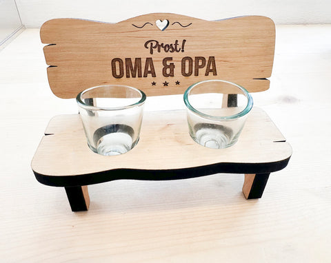 Schnapsbank âProst Oma & Opaâ â Das originelle Geschenk fĂŒr GroĂeltern