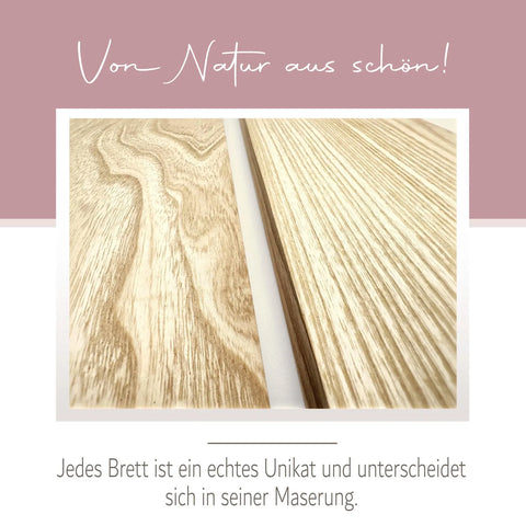 Personalisiertes Hochzeitsgeschenk – Graviertes Servierbrett mit Namen & Datum
