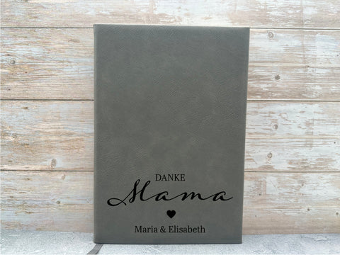 Personalisiertes Notizbuch für Mama "Danke Mama" – Ein liebevolles Geschenk zum Muttertag oder Geburtstag