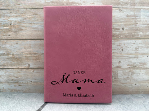 Personalisiertes Notizbuch für Mama "Danke Mama" – Ein liebevolles Geschenk zum Muttertag oder Geburtstag