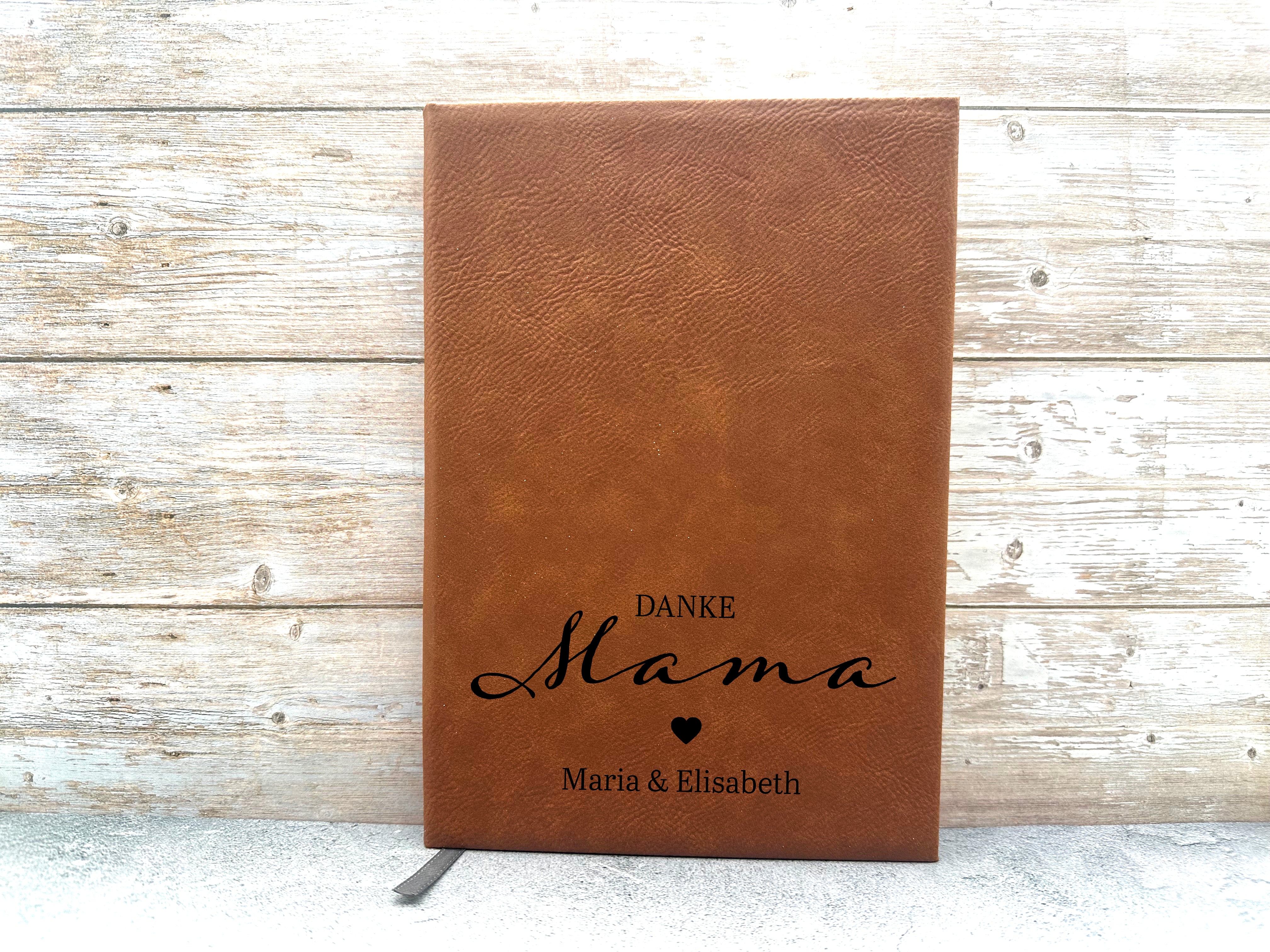 Personalisiertes Notizbuch für Mama "Danke Mama" – Ein liebevolles Geschenk zum Muttertag oder Geburtstag