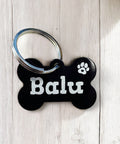 Hundemarke aus Aluminium personalisiert mit Wunschnamen und Kontakt
