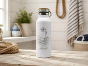 Thermoflasche mit Namen & Leuchtturm-Motiv | 500 ml