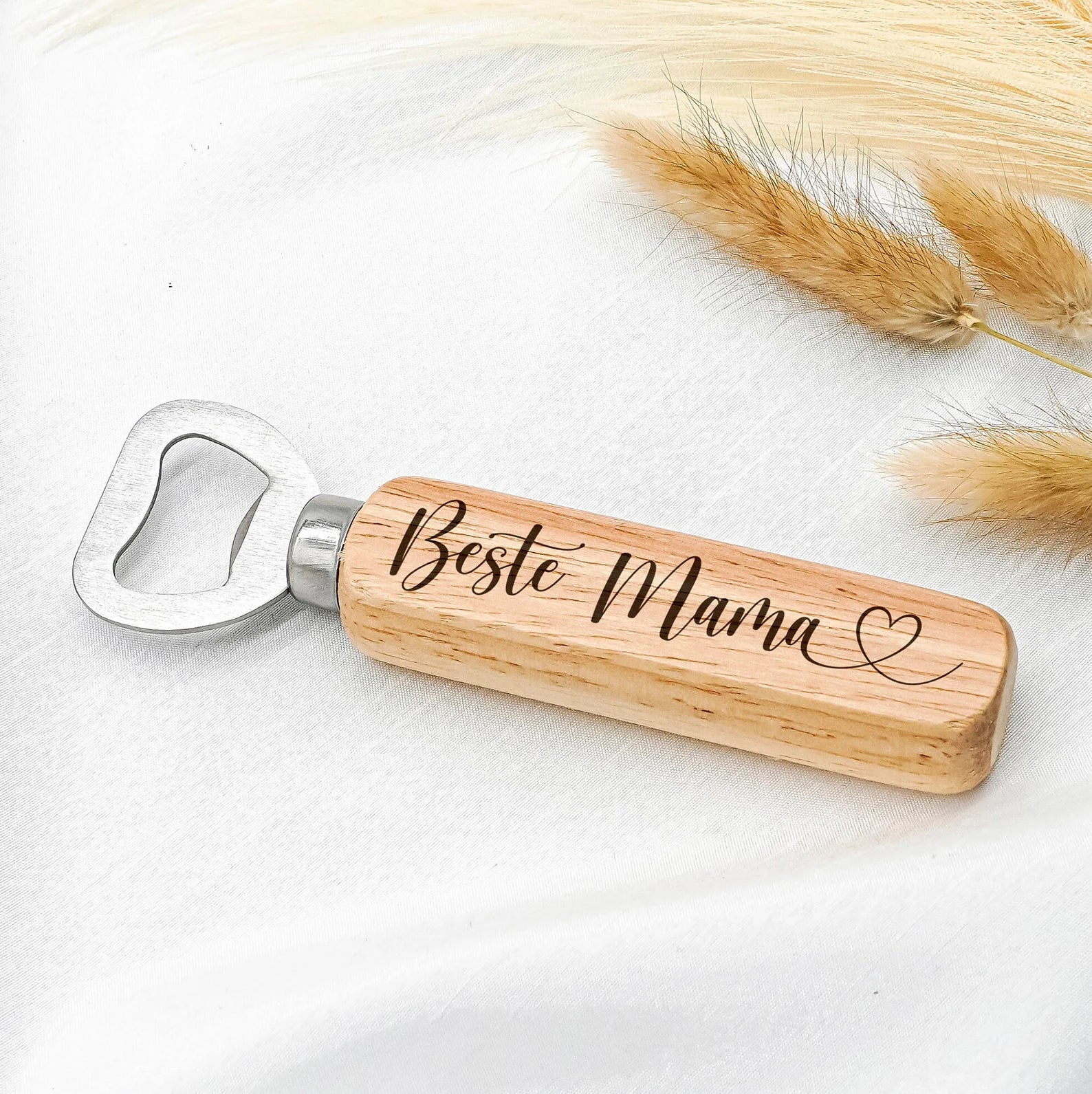 Flaschenöffner „Beste Mama“ aus Holz – Persönliches Geschenk zum Muttertag, Geburtstag oder Weihnachten