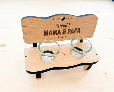 Schnapsbank „Prost Mama &amp; Papa“ – Das ideale Geschenk für Eltern