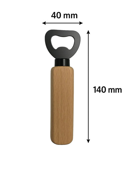 Flaschenöffner „Bester Patenonkel“ aus Holz – Persönliches Geschenk für den Taufpaten
