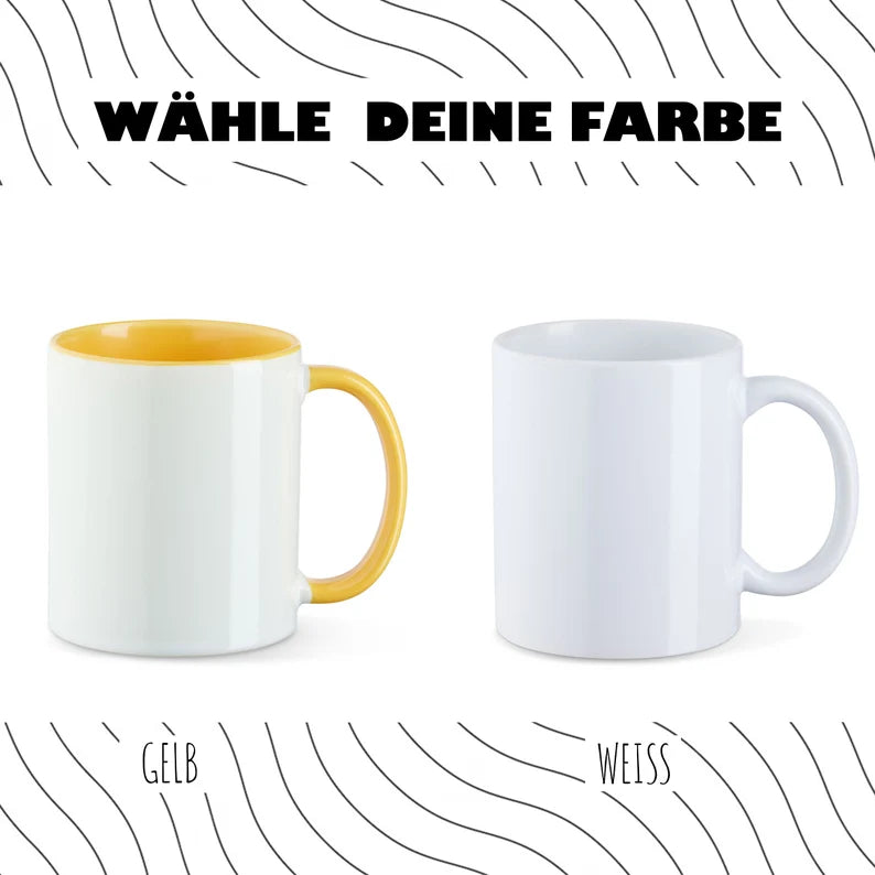 Personalisierte Bagger-Tasse mit Namen – Das perfekte Geschenk für kleine Baustellen-Fans 🚧