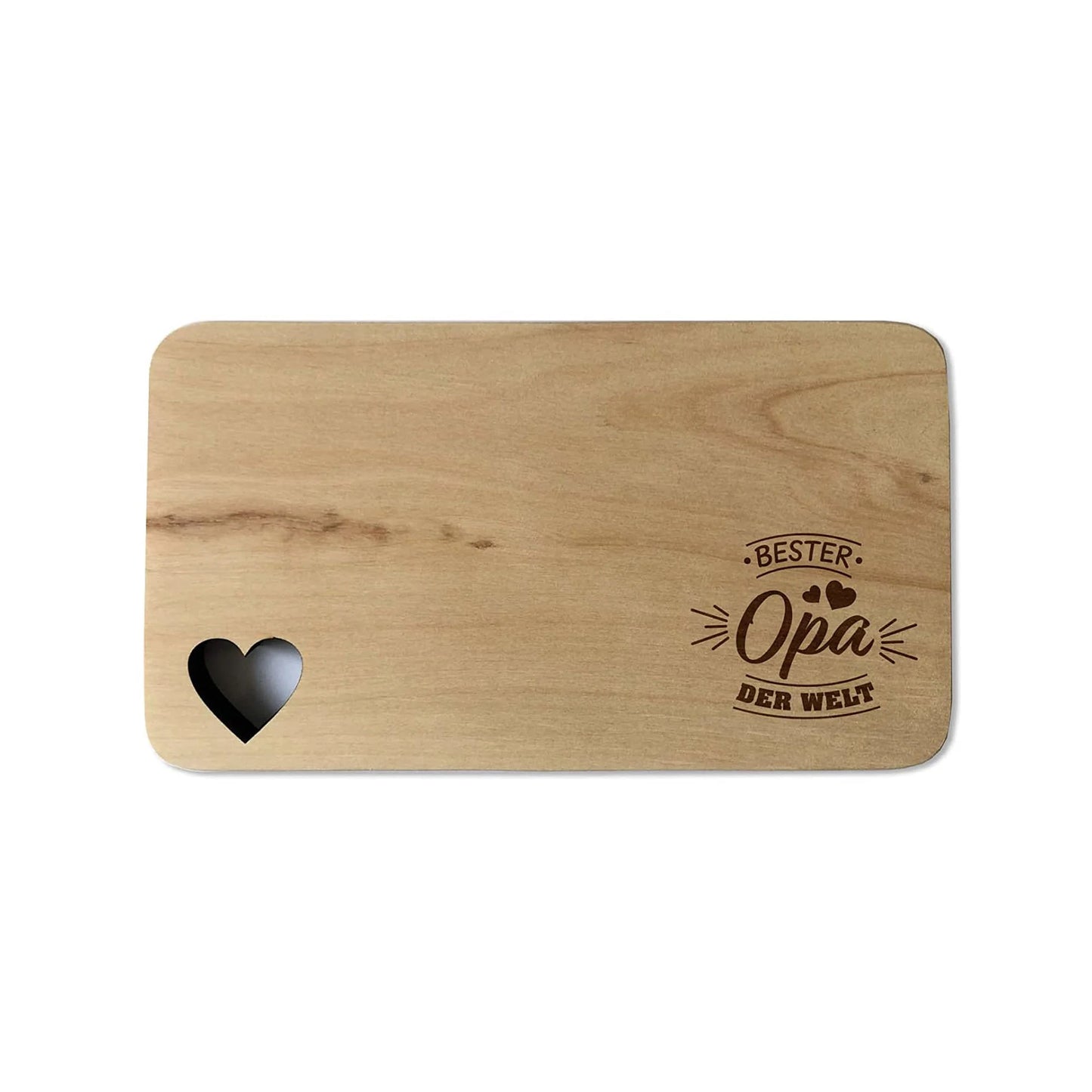 Personalisiertes Holzbrett „Bester Opa der Welt“ – Liebevolles Geschenk zum Geburtstag, Vatertag oder Weihnachten