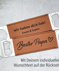 Flaschenöffner mit Gravur Bester Papa - Personalisiertes Geschenk / Geburtstag / Vatertag