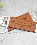 Flaschenöffner Hochzeitsgeschenk mit Gravur Name und Datum - Personalisiert / Geschenk Verlobung / Jahrestag / Valentinstag