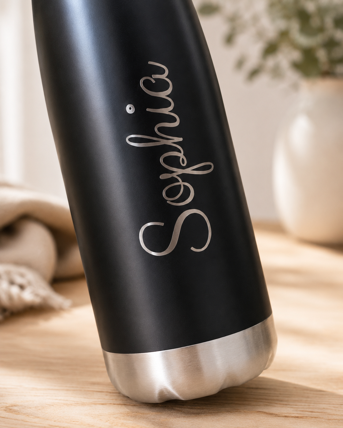 Kinder Trinkflasche mit Namen und individuellem Motiv