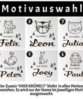 Kinder Frühstücksbrett mit Motiv und Name - Stolz aus Holz