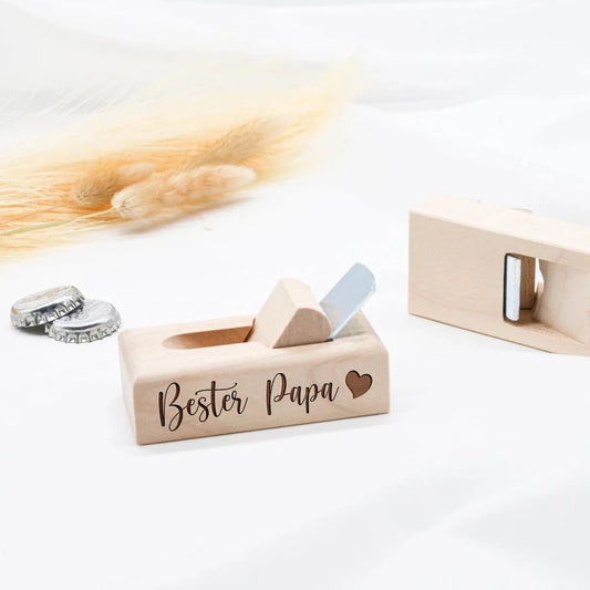 Flaschenöffner GRaviert - Bester Papa - Geschenk zum Vatertag oder Geburtstag