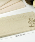 Kinder Frühstücksbrettchen mit individueller Gravur ca. 22x12 cm – Lasergravur - Stolz aus Holz